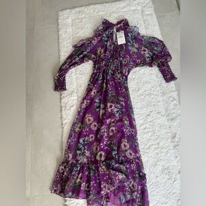 Zara Women maxi Floral Print Dress. Size XS